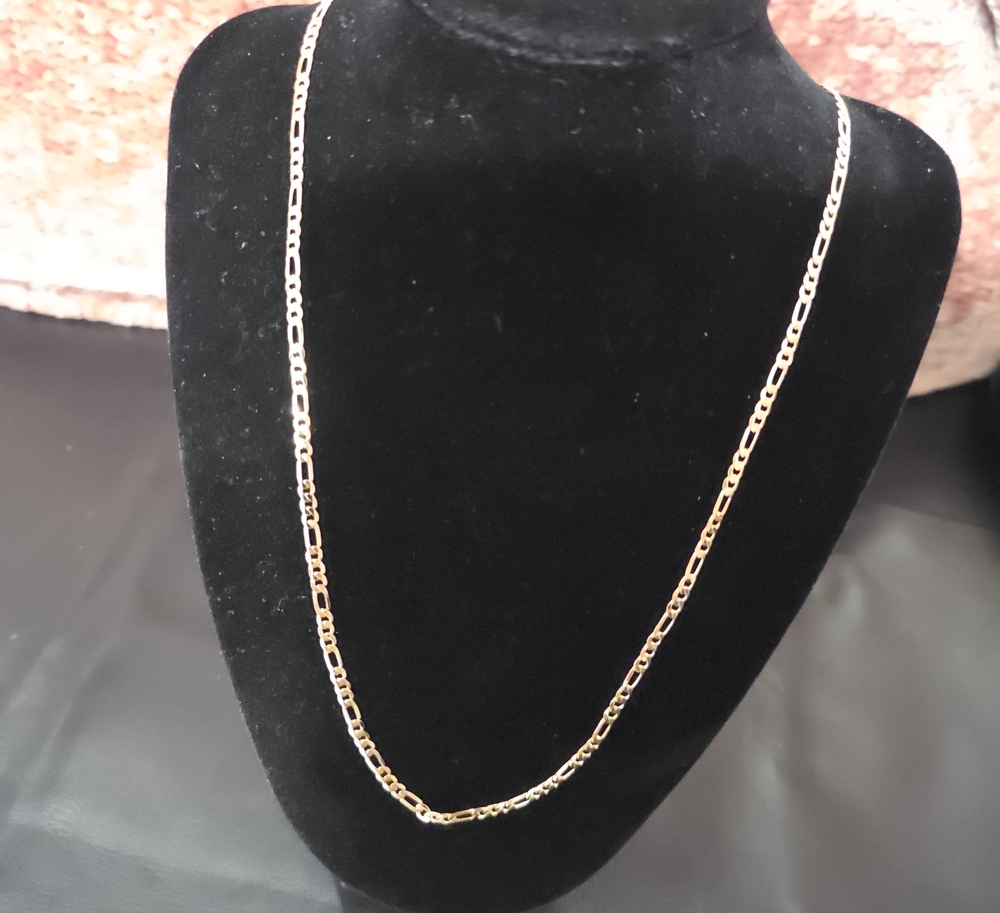 Delicate Gold Figaro Necklace - Women's Jewelry